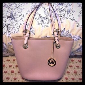HUMP Day Sale!!  Michael Kors Pink and Gold Bag
